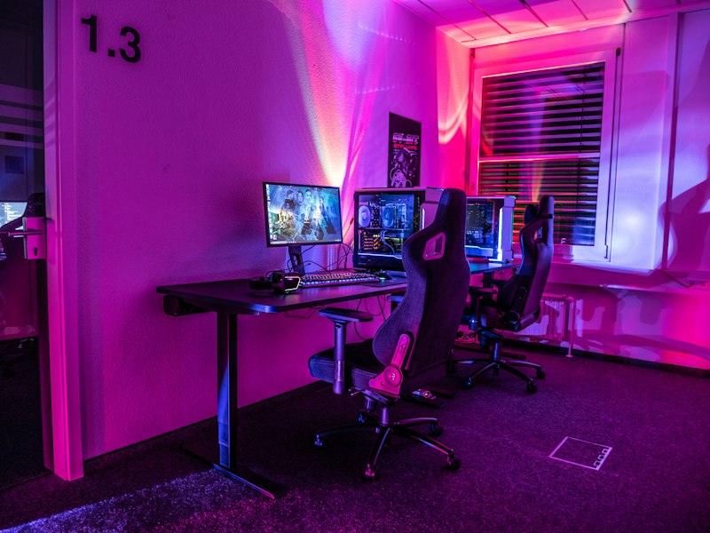 Cozy pixel-art farming game on a monitor